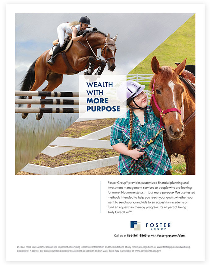 Foster Group Horse Poster