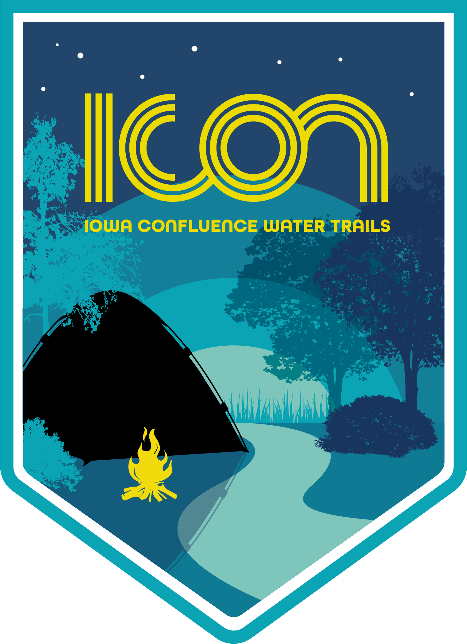 Iowa Confluence Water Trails Camping Badge