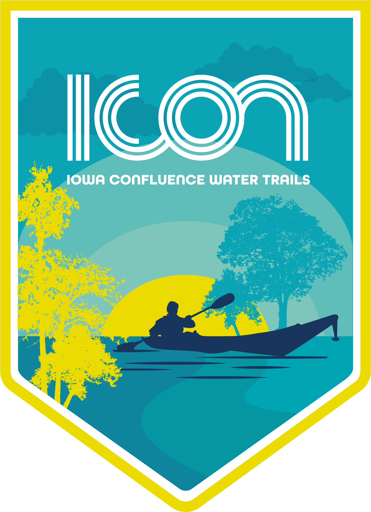 Iowa Confluence Water Trails Kayak Badge