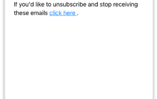 Click Here to Unsubscribe