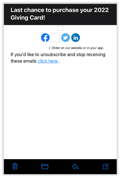 Click Here to Unsubscribe