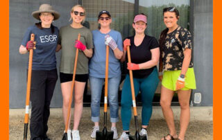 Strategic America team members volunteering