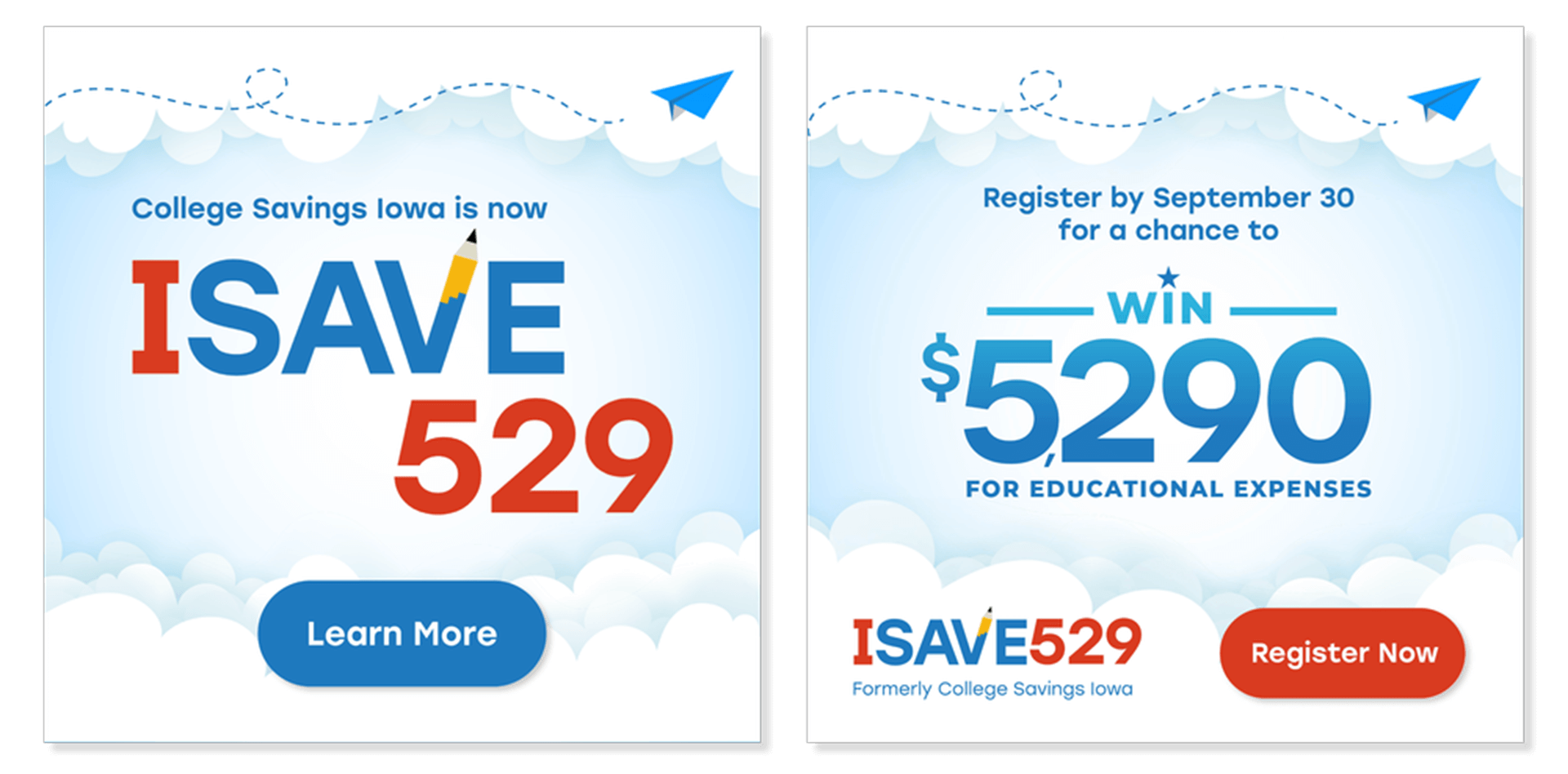 iSave 529 digital ads service example