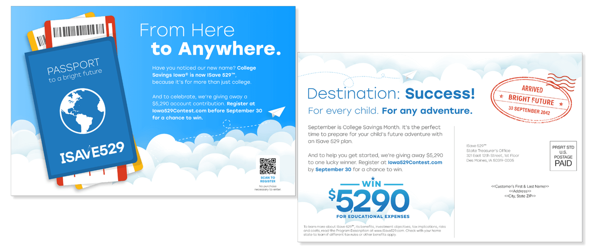 iSave 529 digital ads service example