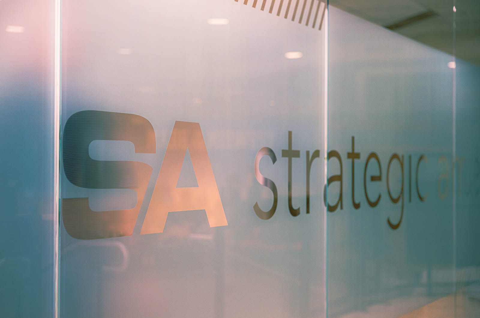 Strategic America sign