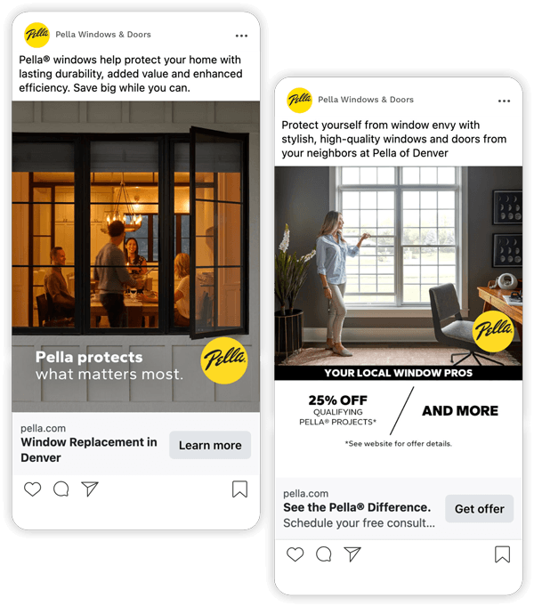 Pella Social Ads